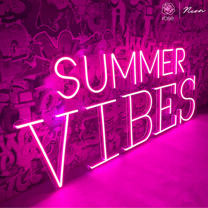 Summer Vibes Neon Sign