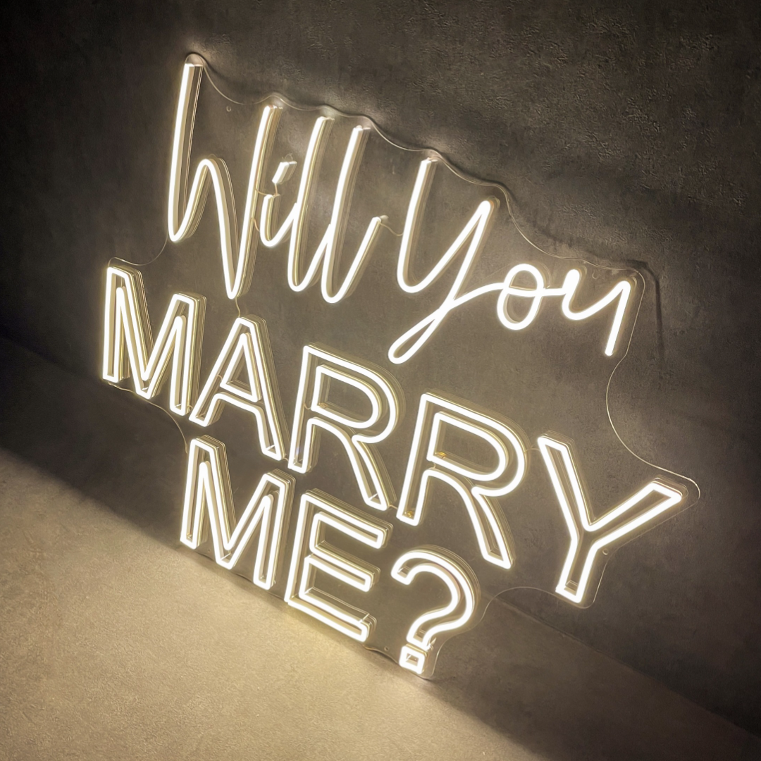 Will You Marry Me Neon Sign