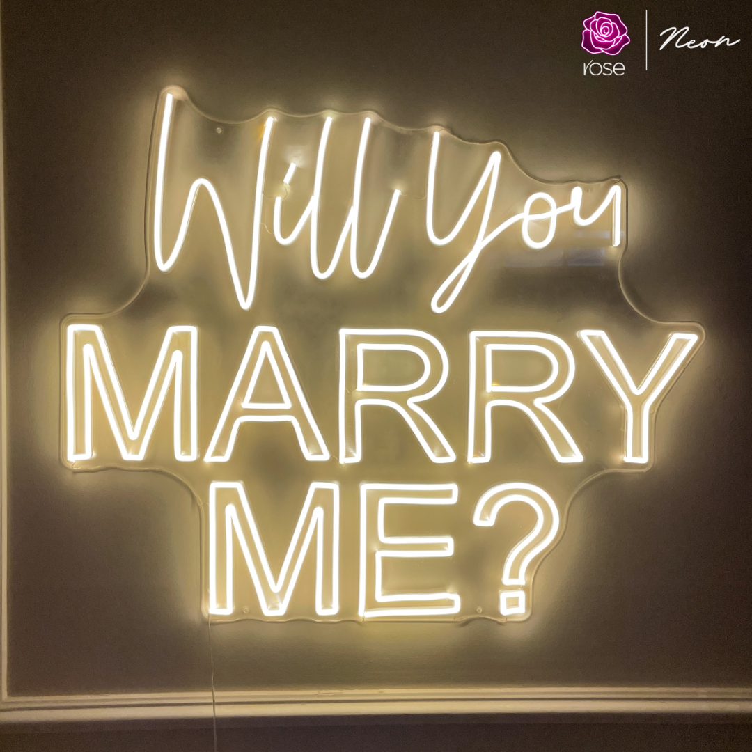 Will You Marry Me Neon Sign