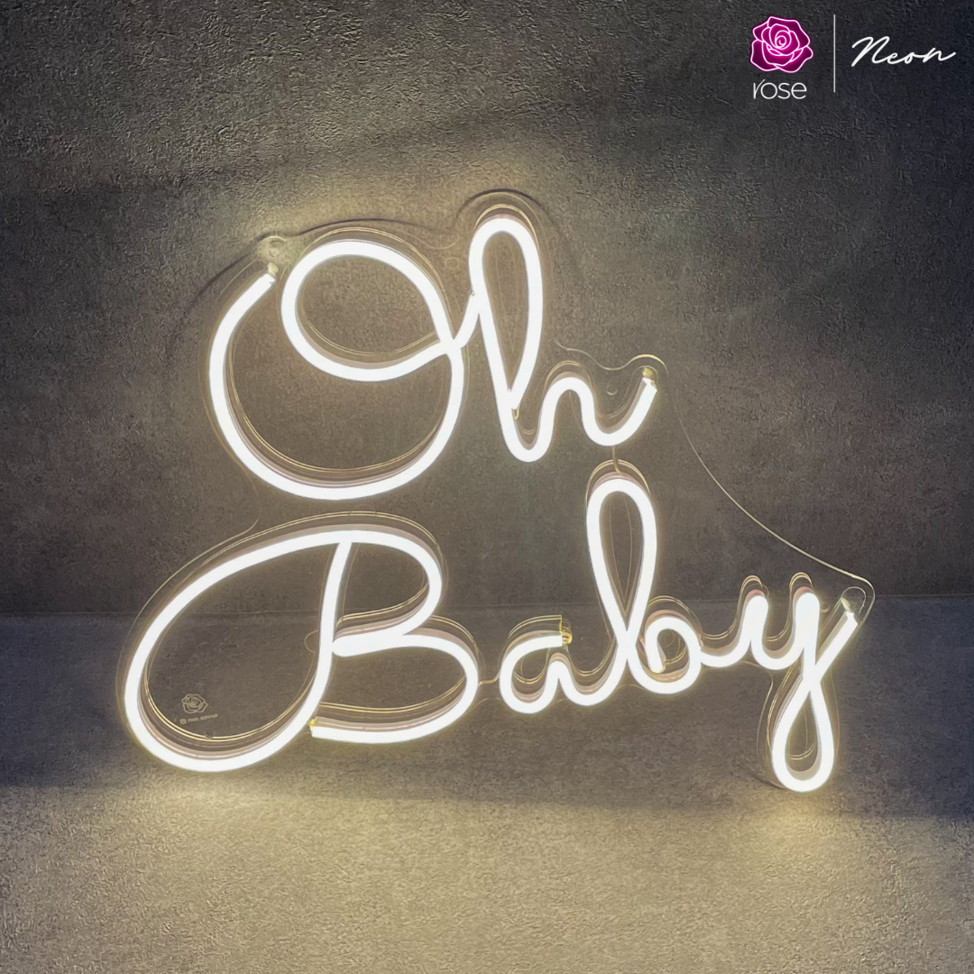 Oh Baby Neon Sign