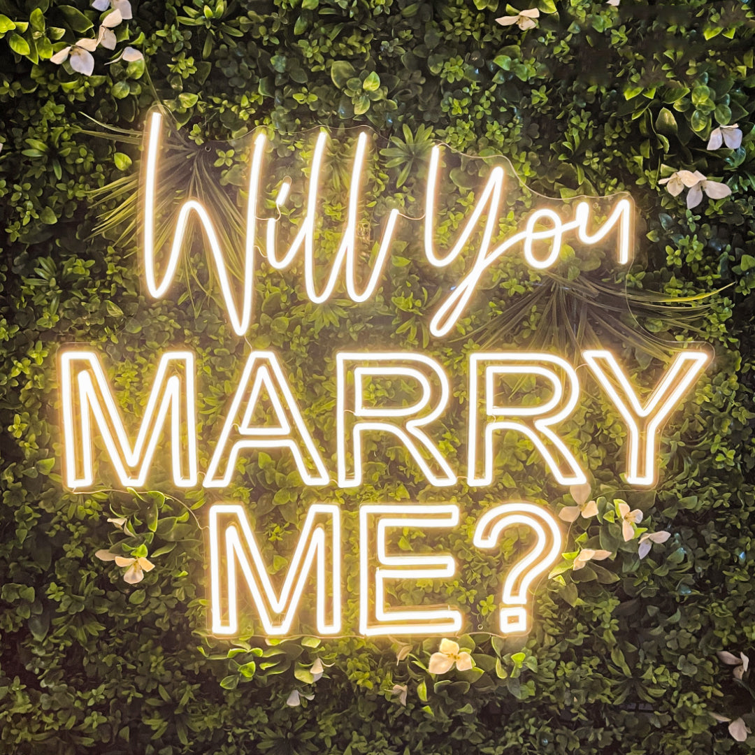 Will You Marry Me Neon Sign